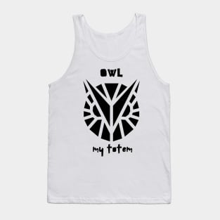 Tatoo Owl design - My Totem Tank Top